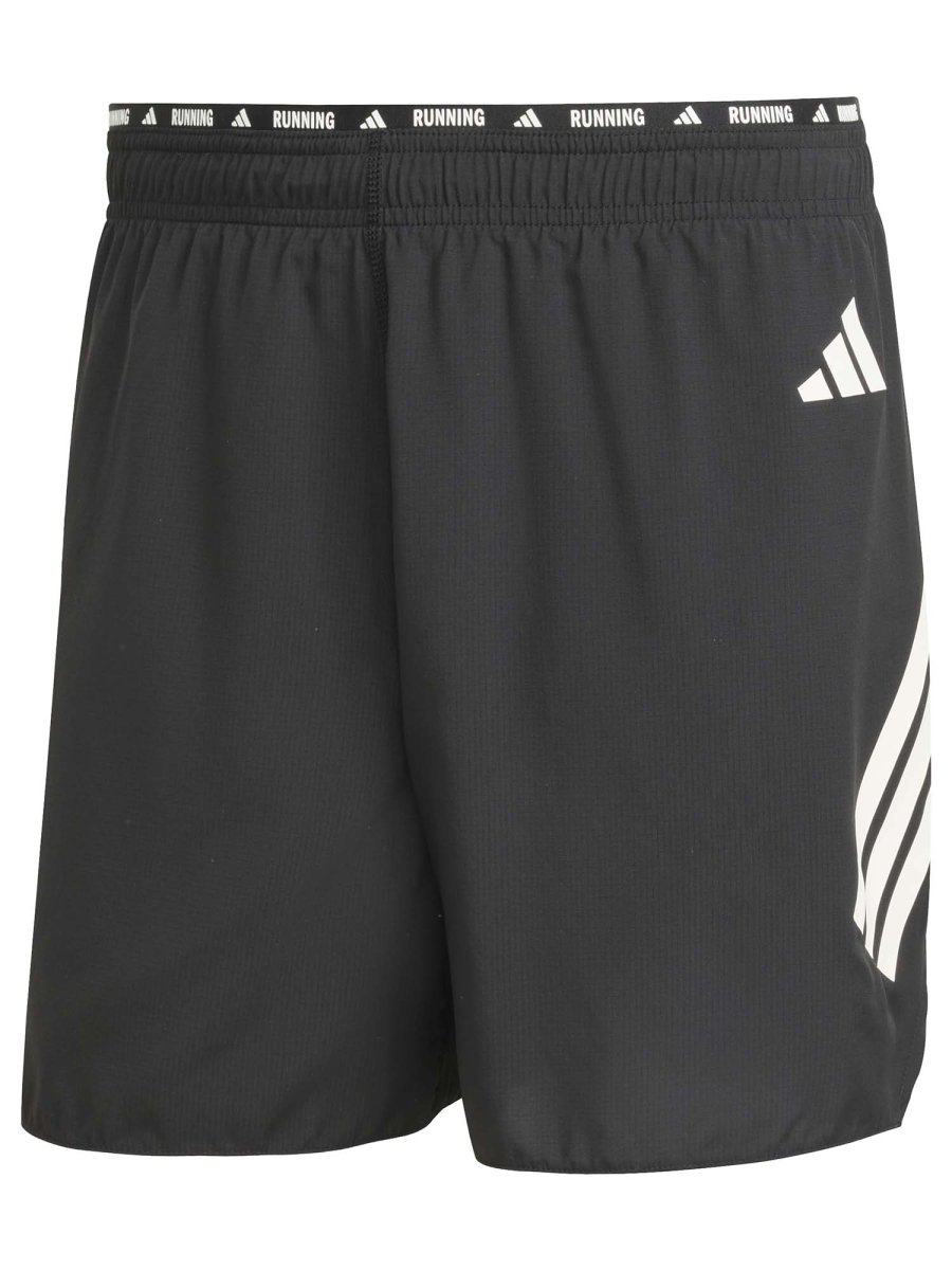 SHORT RUNNING NERO ADIDAS DA UOMO - immagine 3