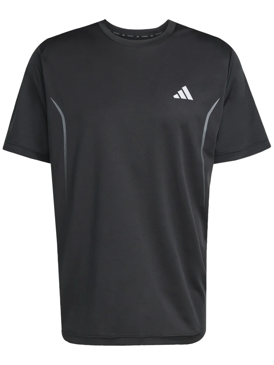 T-SHIRT TRAINING TECNICO ADIDAS DA UOMO NERO - immagine 3