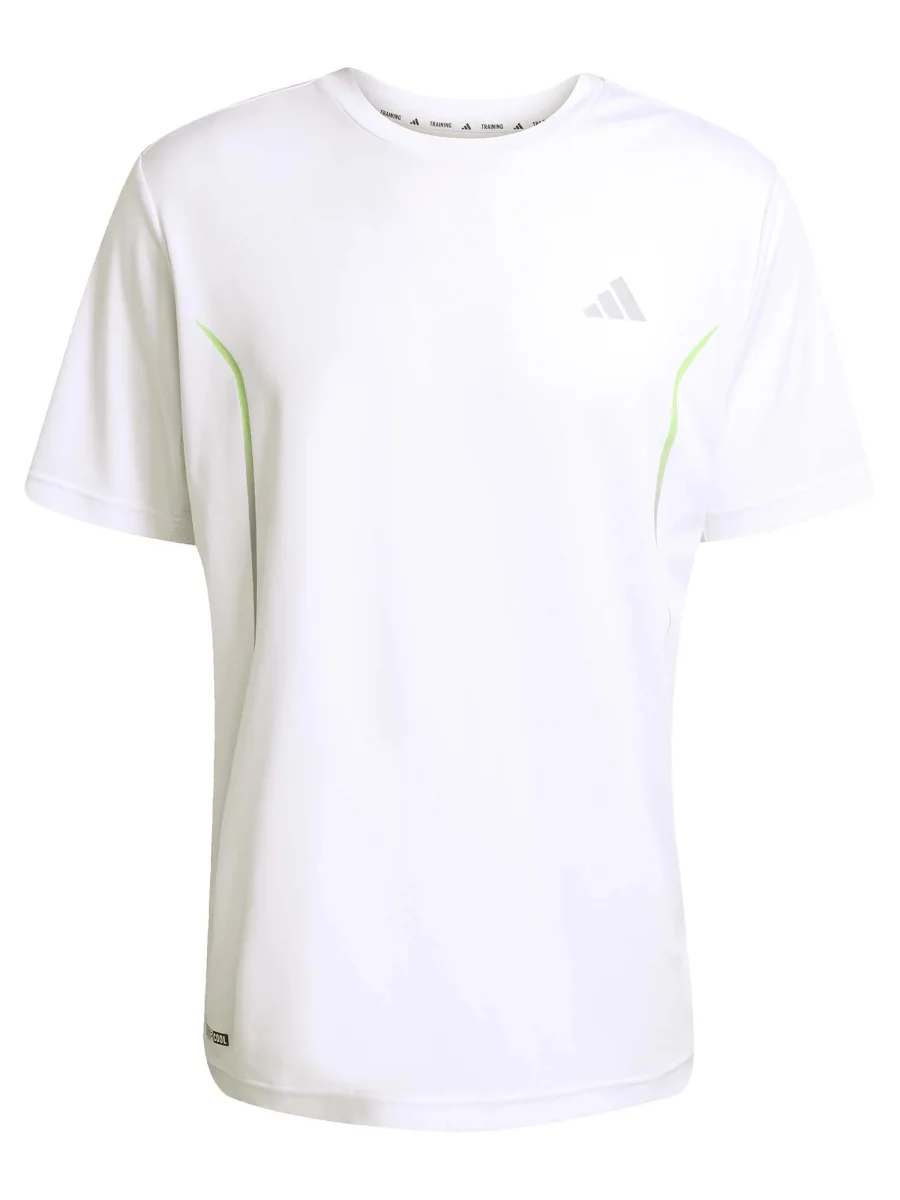 T-SHIRT TECNICA CLIMACOOL ADIDAS DA UOMO BIANCO - immagine 3