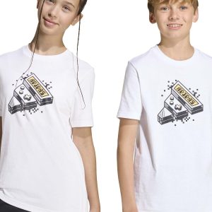 T-SHIRT J GAME ADIDAS JUNIOR UNISEX BIANCO