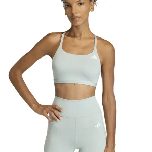 BRA TRAINING VERDE ADIDAS OPTIME ESSENTIALS DA DONNA