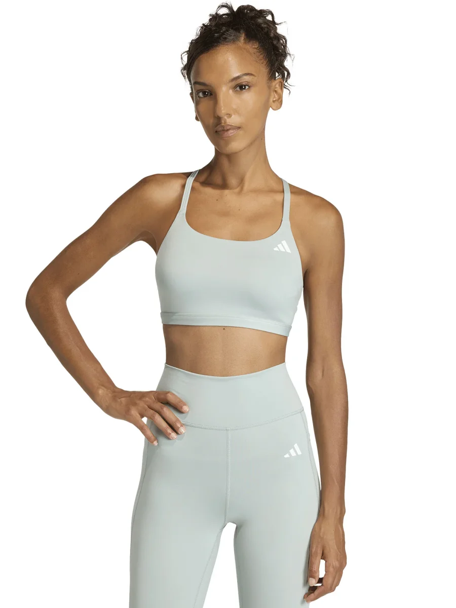 BRA TRAINING VERDE ADIDAS OPTIME ESSENTIALS DA DONNA - immagine 2