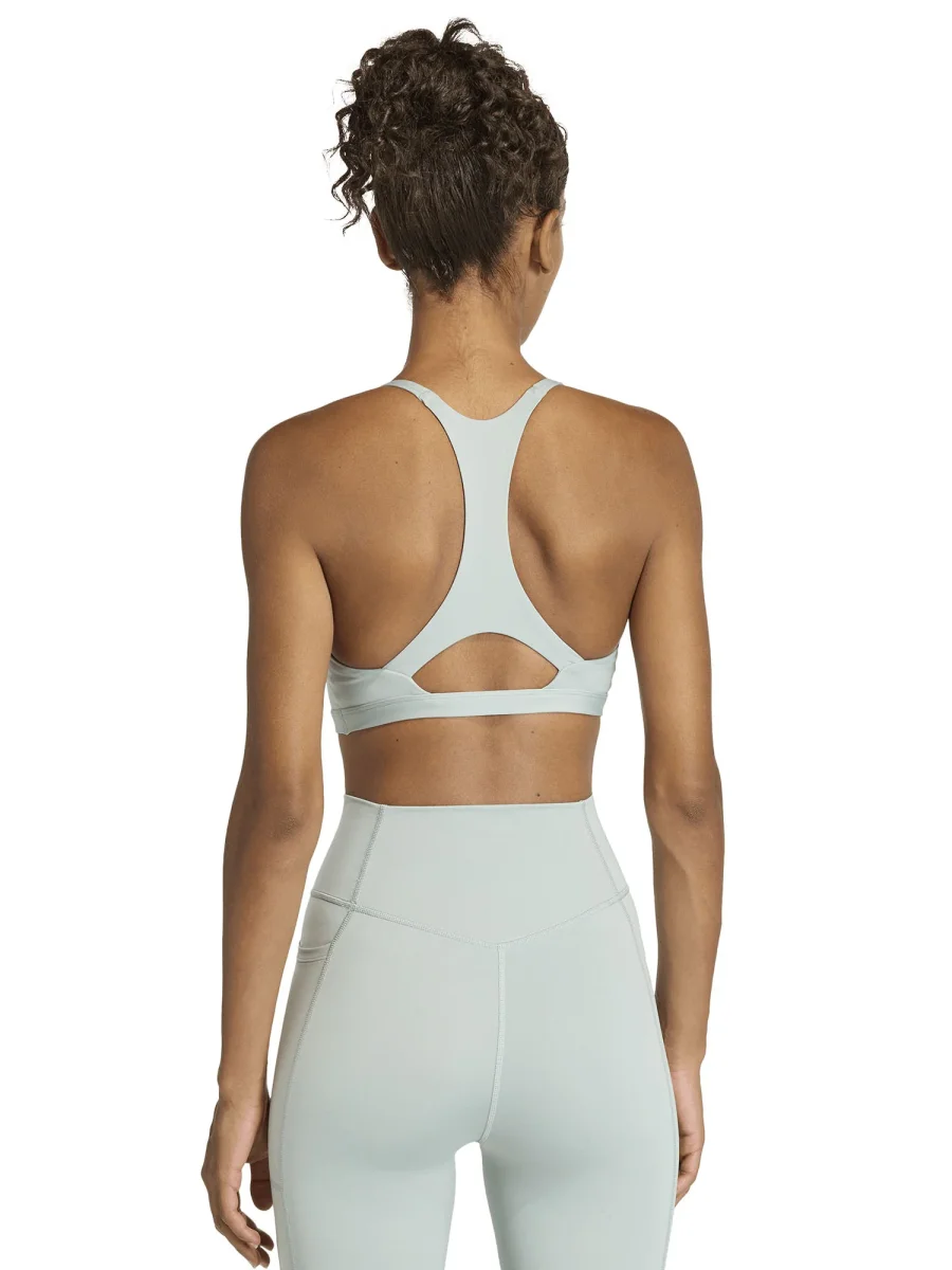 BRA TRAINING VERDE ADIDAS OPTIME ESSENTIALS DA DONNA - immagine 4