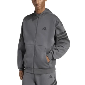 FELPA ANTRACITE ADIDAS FUTURE ICONS 3STRIPES DA UOMO
