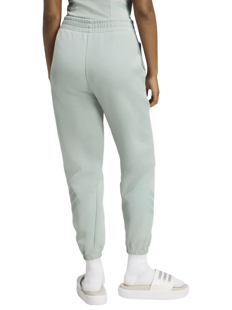 PANTALONE VERDE ADIDAS FUTURE ICONS 3STRIPES DA DONNA - immagine 4