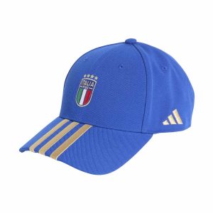 CAPPELLO CALCIO AZZURRO ADIDAS ITALIA FIGC UNISEX