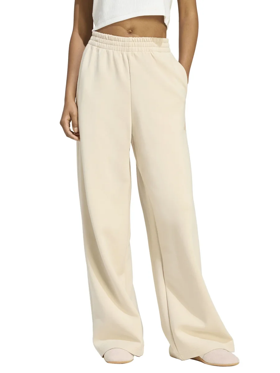 PANTALONE A GAMBA DRITTA ADIDAS DA DONNA BEIGE