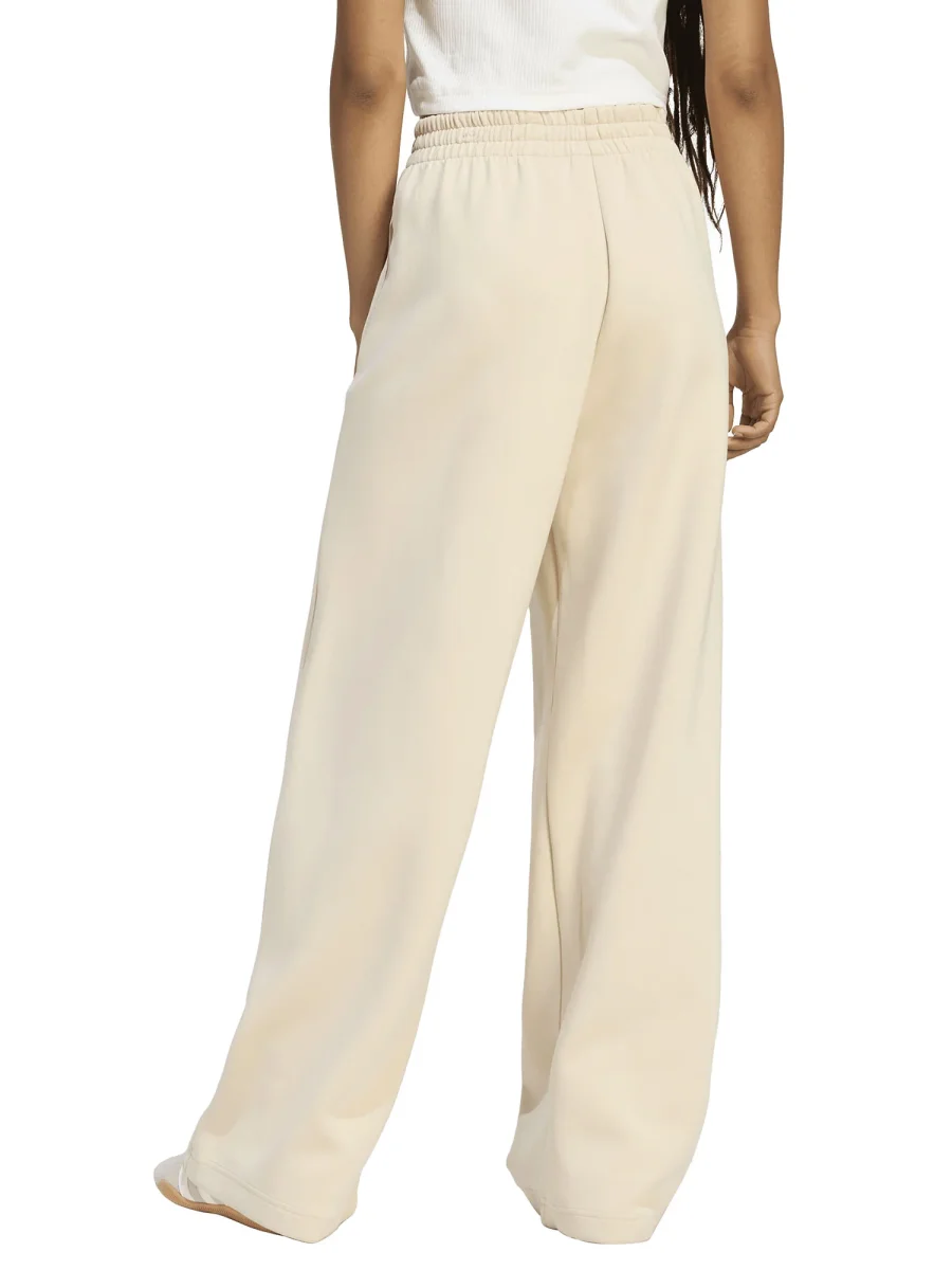 PANTALONE A GAMBA DRITTA ADIDAS DA DONNA BEIGE - immagine 4