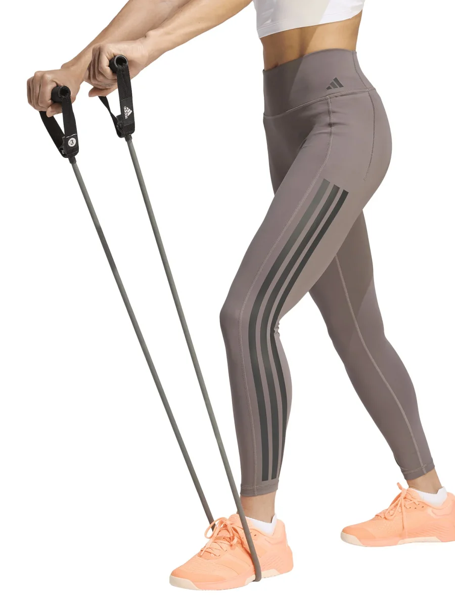 LEGGINGS TRAINING ADIDAS DA DONNA ANTRACITE - immagine 2