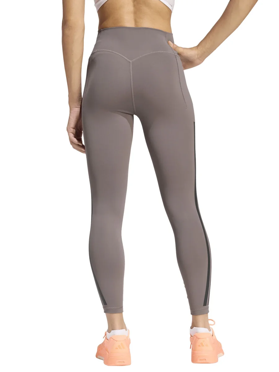 LEGGINGS TRAINING ADIDAS DA DONNA ANTRACITE - immagine 4