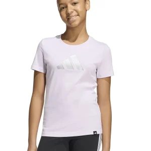 T-SHIRT LILLA ADIDAS GLAM DA BAMBINA