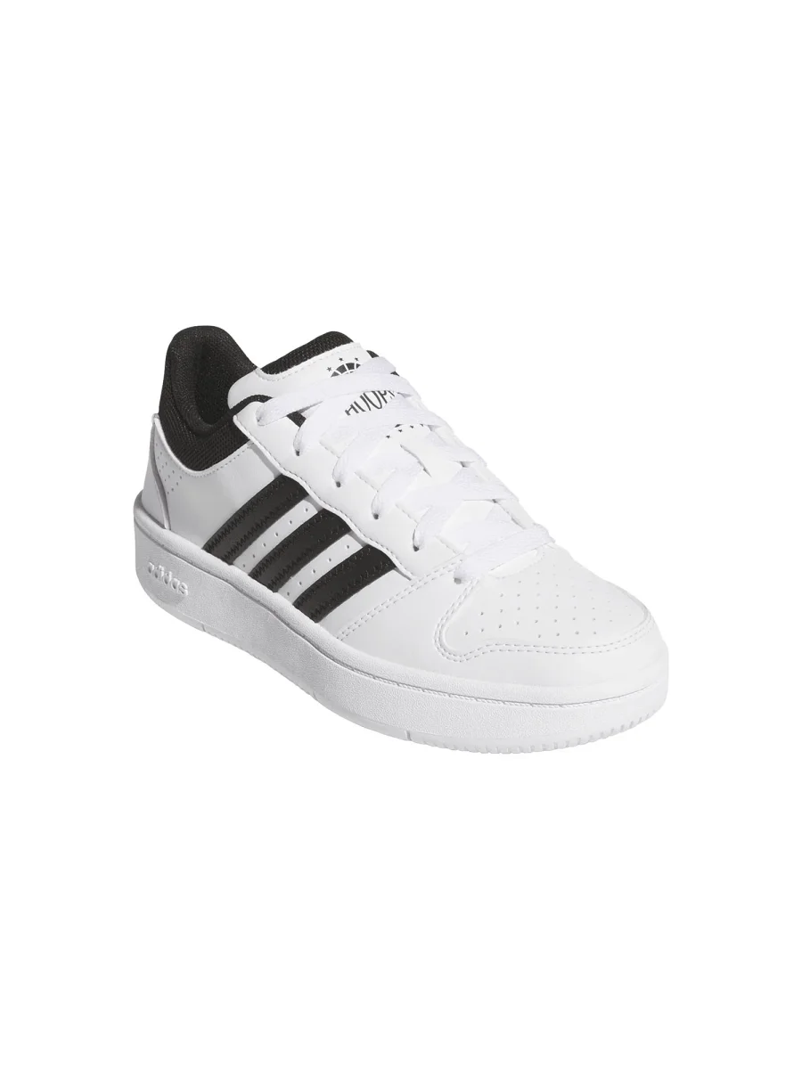 SNEAKERS BIANCA ADIDAS HOOPS CLASSIC JUNIOR UNISEX - immagine 3