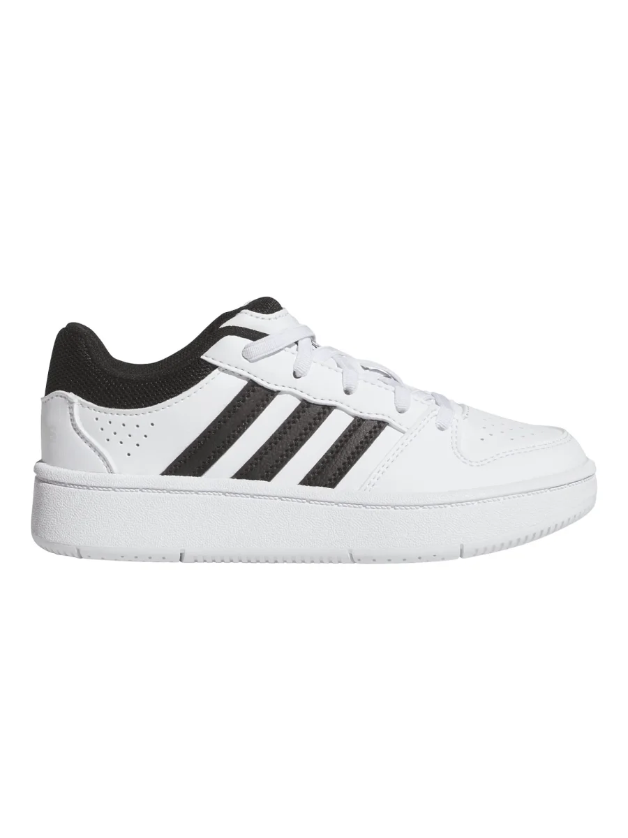 SNEAKERS BIANCA ADIDAS HOOPS CLASSIC EL C JUNIOR UNISEX - immagine 2