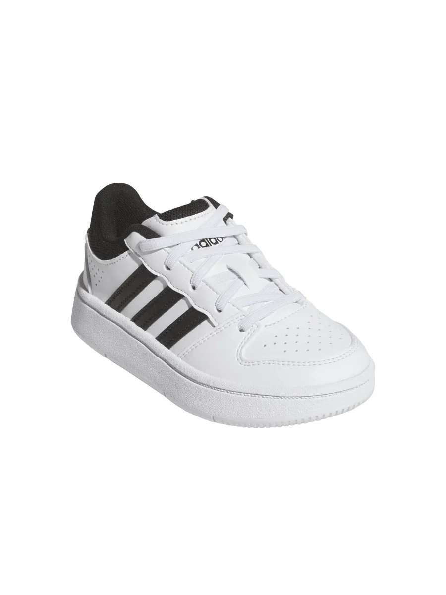 SNEAKERS BIANCA ADIDAS HOOPS CLASSIC EL C JUNIOR UNISEX - immagine 3