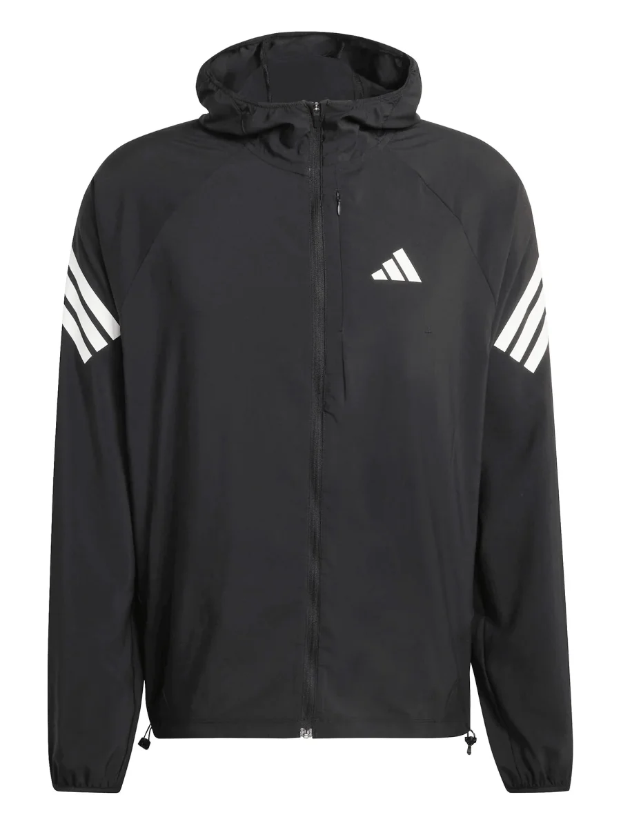 GIUBBINO RUNNING NERO ADIDAS DA UOMO - immagine 3