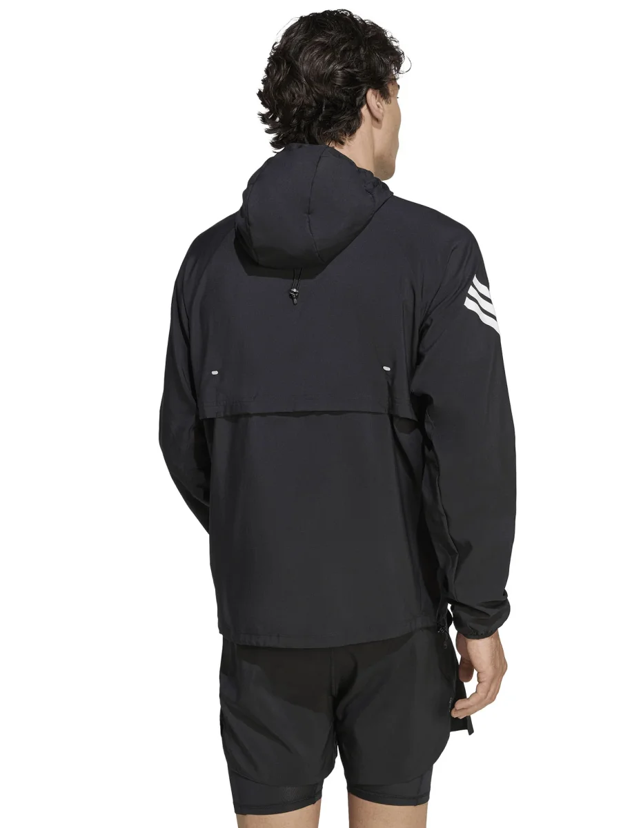 GIUBBINO RUNNING NERO ADIDAS DA UOMO - immagine 4