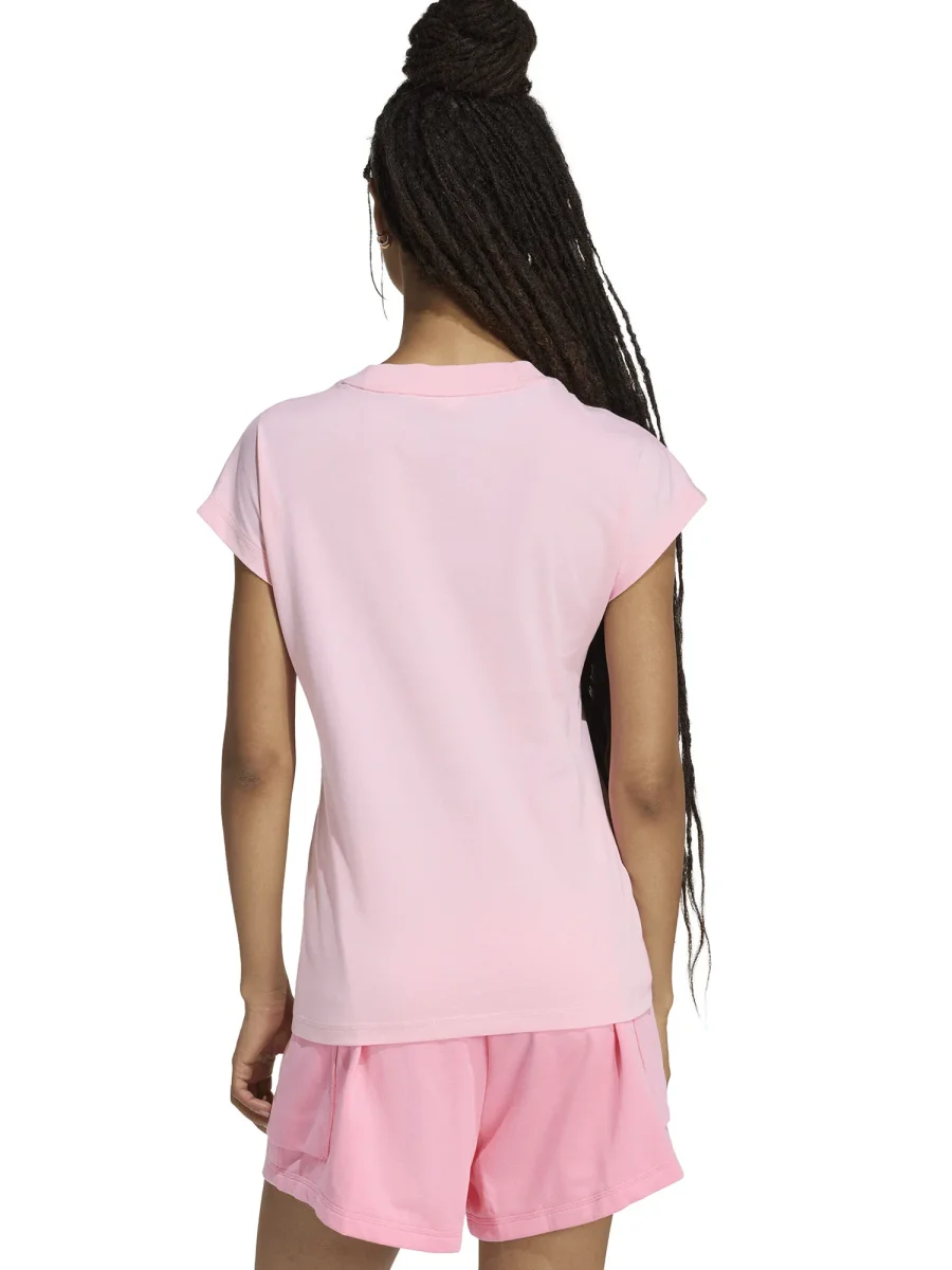 T-SHIRT ADIDAS DA DONNA ROSA - immagine 4