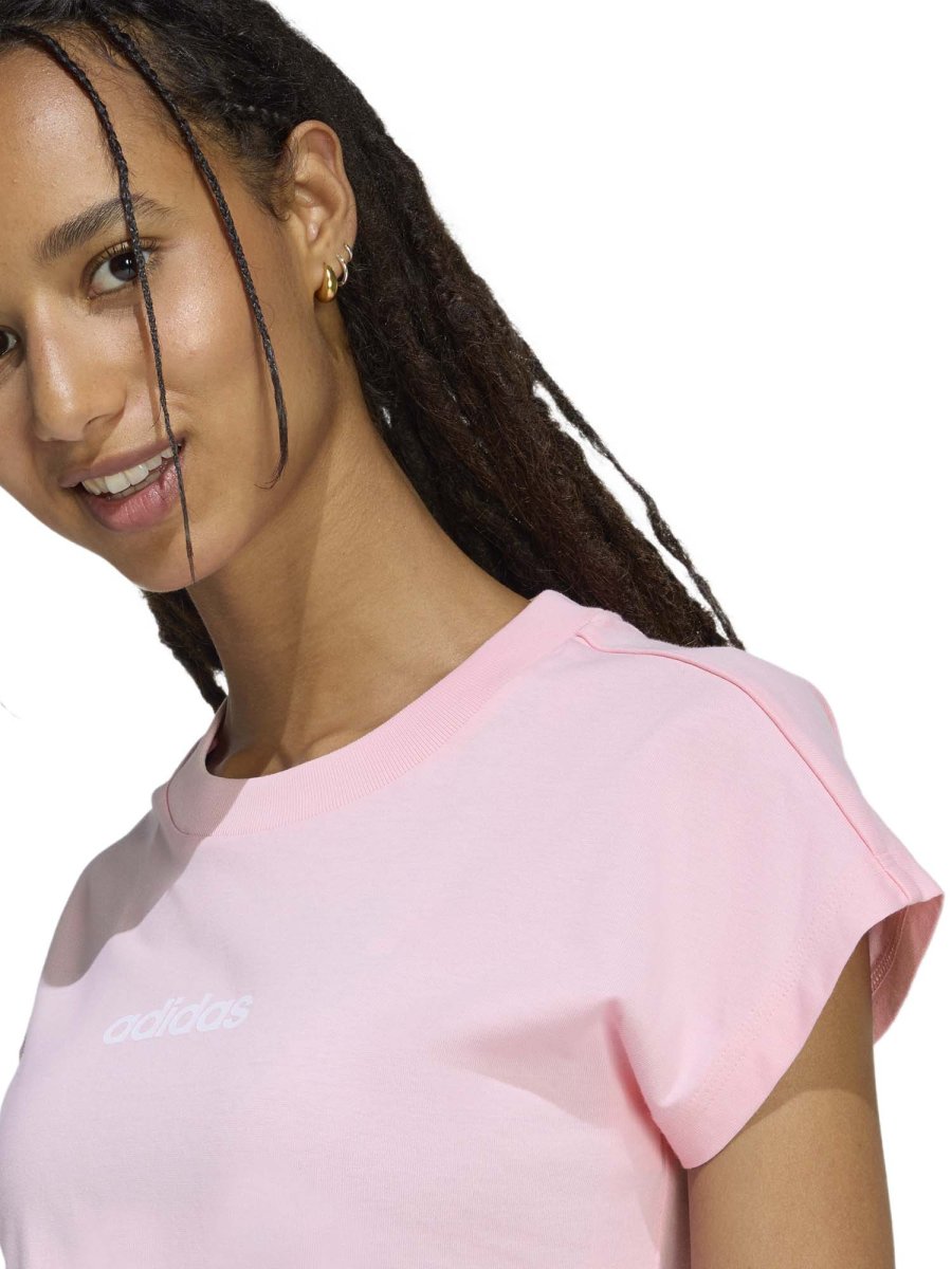 T-SHIRT ADIDAS DA DONNA ROSA - immagine 5