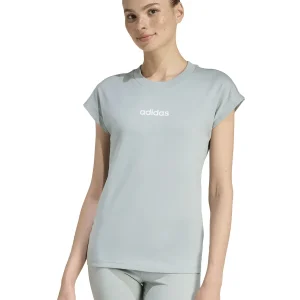 T-SHIRT VERDE ADIDAS ESSENTIALS DA DONNA