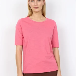 T-SHIRT ROSA SOYA CONCEPT BASIC DA DONNA