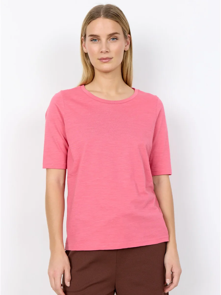 T-SHIRT ROSA SOYA CONCEPT BASIC DA DONNA - immagine 2