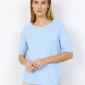 T-SHIRT AZZURRA SOYA CONCEPT BASIC DA DONNA