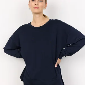 FELPA BLU SOYA CONCEPT BASIC DA DONNA