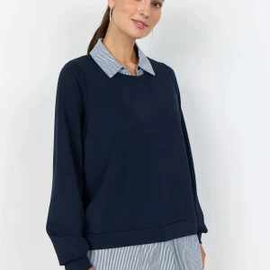 FELPA+CAMICIA BLU SOYA CONCEPT DA DONNA