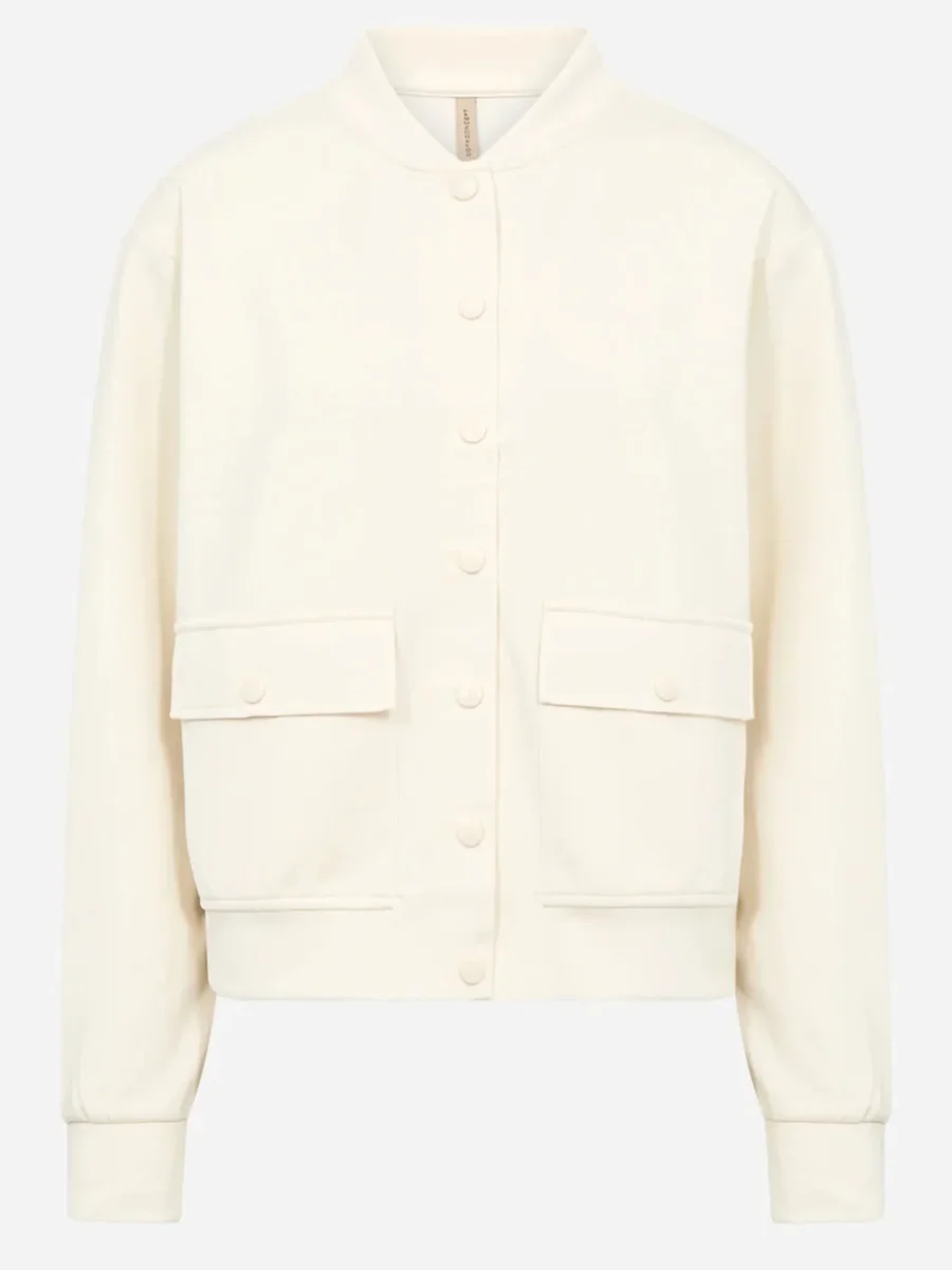 FELPA PANNA SOYA CONCEPT CON BOTTONI DA DONNA - immagine 3