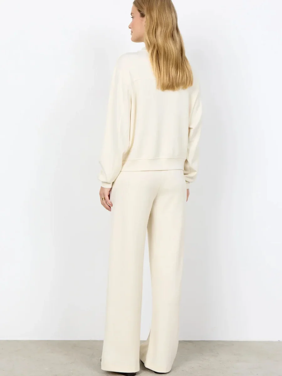 FELPA PANNA SOYA CONCEPT CON BOTTONI DA DONNA - immagine 4