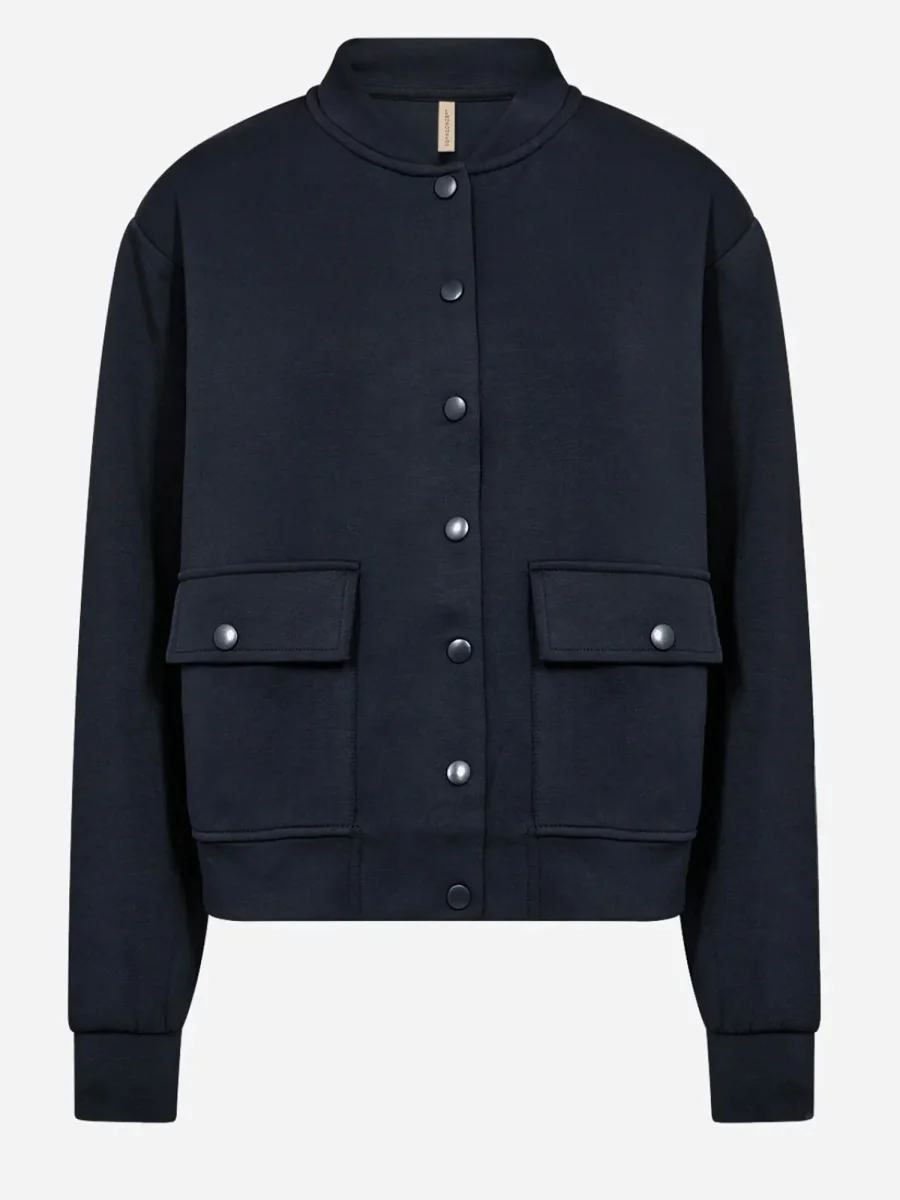 FELPA BLU SOYA CONCEPT CON BOTTONI DA DONNA - immagine 3