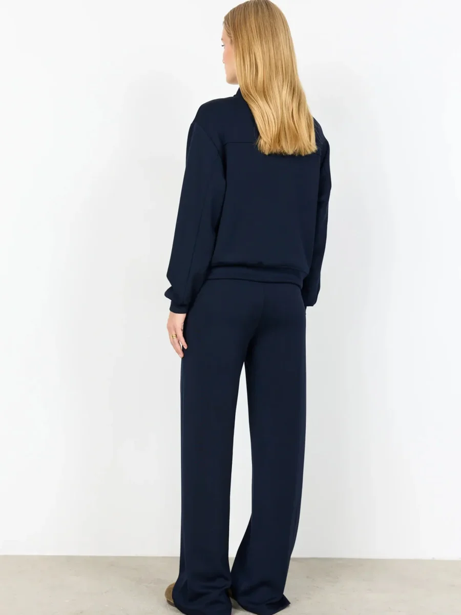 FELPA BLU SOYA CONCEPT CON BOTTONI DA DONNA - immagine 4