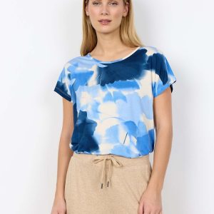 BLOUSA AZZURRO MULTICOLOR SOYA CONCEPT DA DONNA