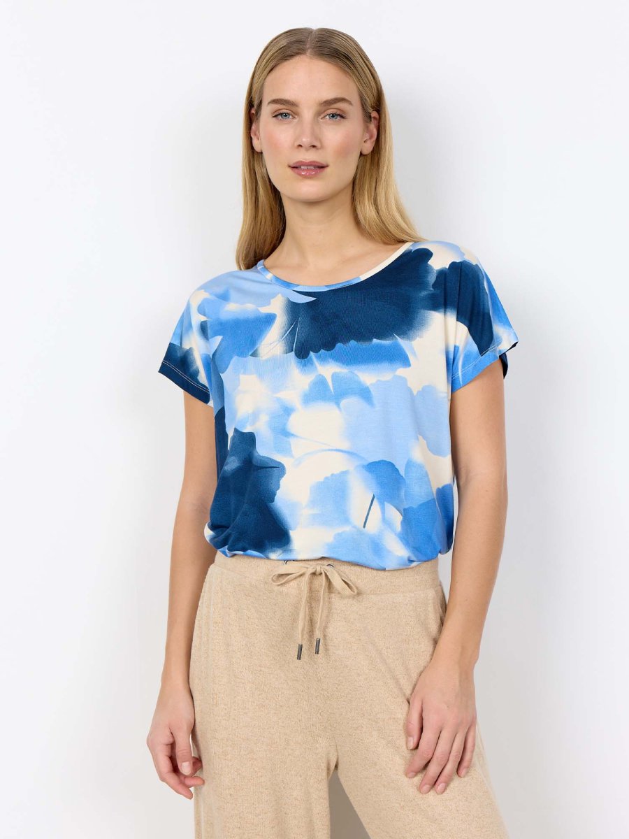 BLOUSA AZZURRO MULTICOLOR SOYA CONCEPT DA DONNA - immagine 2