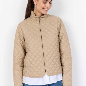 GIUBBINO BEIGE SOYA CONCEPT TRAPUNTATO DA DONNA