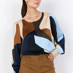 BLOUSA MULTICOLOR SOYA CONCEPT CON STAMPA DA DONNA