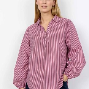 CAMICIA CILIEGIA SOYA CONCEPT A RIGHE DA DONNA