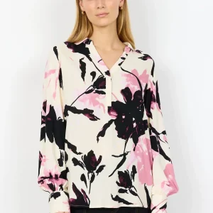 BLOUSA ROSA SOYA C.ONCEPT CON MANICHE AMPIE DA DONNA