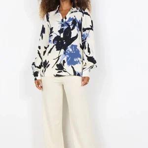 BLOUSA BLU SOYA C.ONCEPT CON MANICHE AMPIE DA DONNA