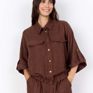 GIUBBINO MARRONE SOYA CONCEPT DA DONNA