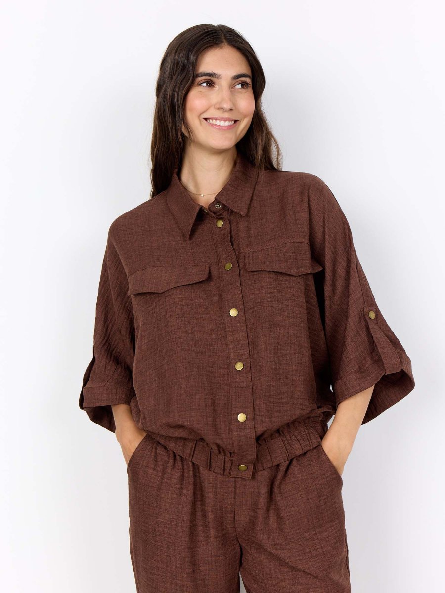 GIUBBINO MARRONE SOYA CONCEPT DA DONNA - immagine 2