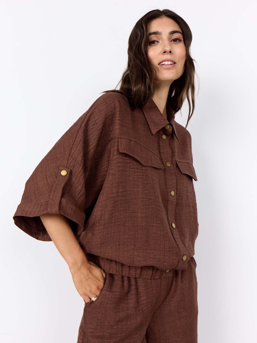 GIUBBINO MARRONE SOYA CONCEPT DA DONNA - immagine 5