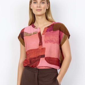 BLOUSA ROSA MULTICOLOR SOYA CONCEPT A FANTASIA DA DONNA