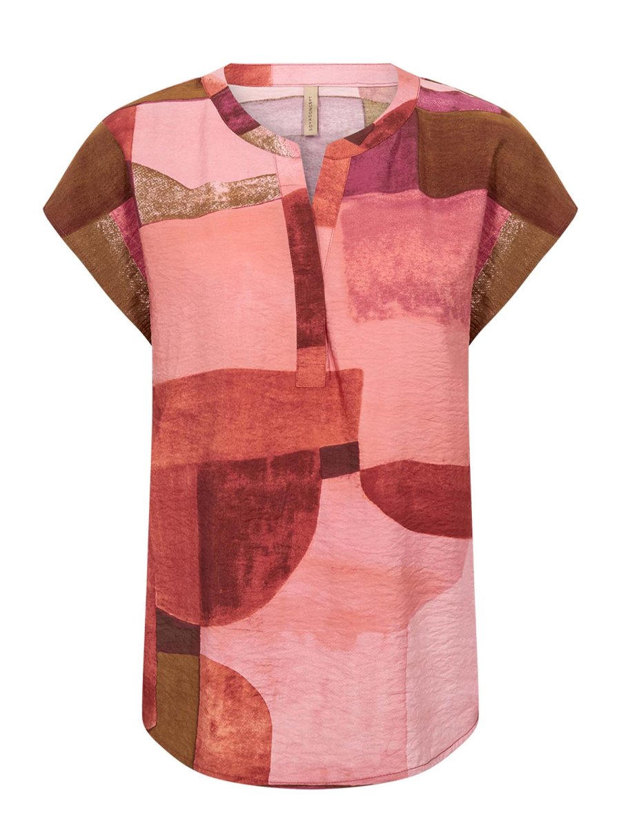 BLOUSA ROSA MULTICOLOR SOYA CONCEPT A FANTASIA DA DONNA - immagine 3