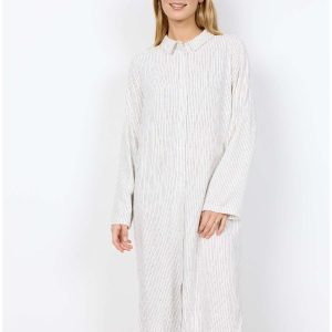 ABITO A CAMICIA PANNA SOYA CONCEPT A RIGHE DA DONNA