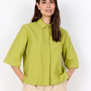 CAMICIA VERDE SOYA CONCEPT CON MANICHE 3/4 DA DONNA