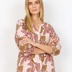 CAMICIA ROSA MULTICOLOR SOYA CONCEPT DA DONNA