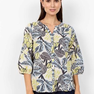 CAMICIA AZZURRA MULTICOLOR SOYA CONCEPT DA DONNA