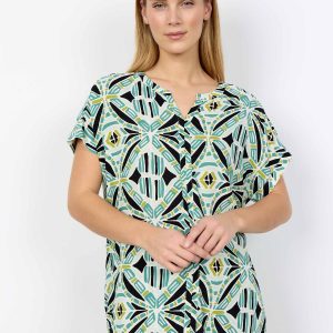 BLOUSA VERDE MULTICOLOR SOYA CONCEPT CASSIEL DA DONNA