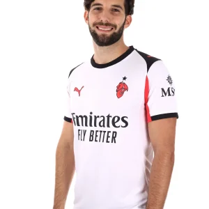MAGLIA GARA AWAY AC MILAN 25/26 PUMA DA UOMO BIANCO